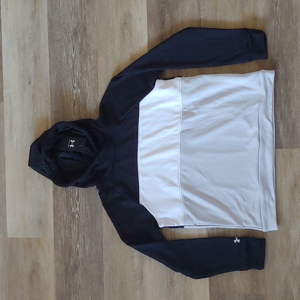 NWT Under Armour Women's Qualifier Fleece Block Hoodie 1351234 Size M